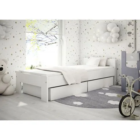 Zdjęcie Łóżko dla dziecka białe Ottav 180x200 | Edinos.pl