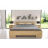 Szczegółowe zdjęcie nr 5 produktu Drewniane łóżko skandynawskiedo sypialni Laurell 6S - 6 ROZMIARÓW