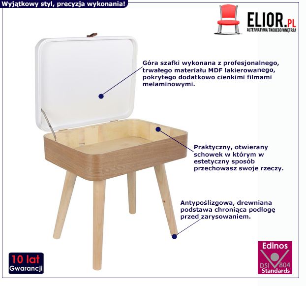 Jasna szafka Entler - otwierana