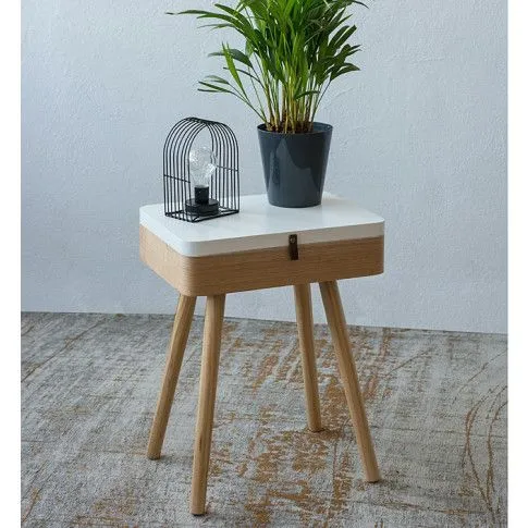 Zdjęcie vintage szafka Entler nocna otwierana | Edinos.pl