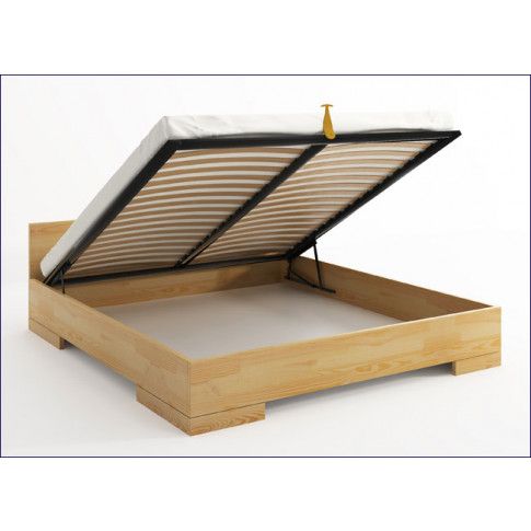 Szczegółowe zdjęcie nr 4 produktu Drewniane łóżko z pojemnikiem Laurell 7S - 5 ROZMIARÓW