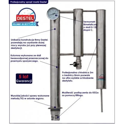 Fotografia Kolumna do destylatora Pura 500XL z kategorii Wnętrza