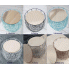 Szczegółowe zdjęcie nr 7 produktu Druciany stolik kawowy ze schowkiem Azzuro 3X - miedziany