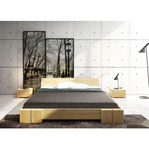 Szczegółowe zdjęcie nr 4 produktu Skandynawskie łóżko drewniane Verlos 2X - 6 rozmiarów