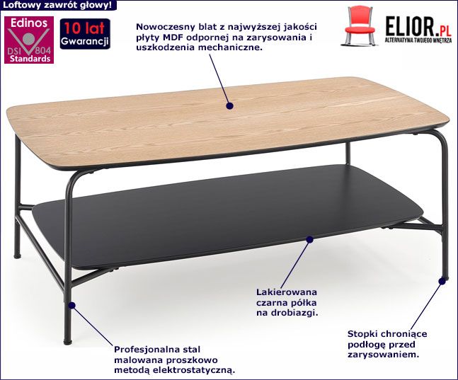 Loftowa ława Panana 5X.