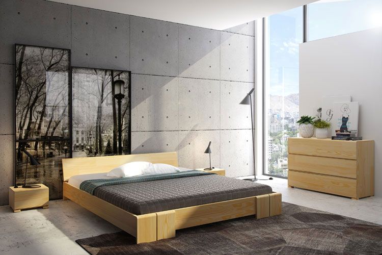 Łóżko w stylu skandynawskim Narcyx 3X