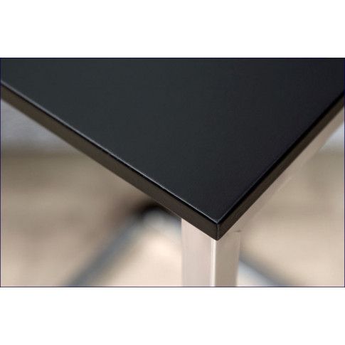 Szczegółowe zdjęcie nr 6 produktu Industrialny stolik pod laptopa w stylu loft Platten - czarny