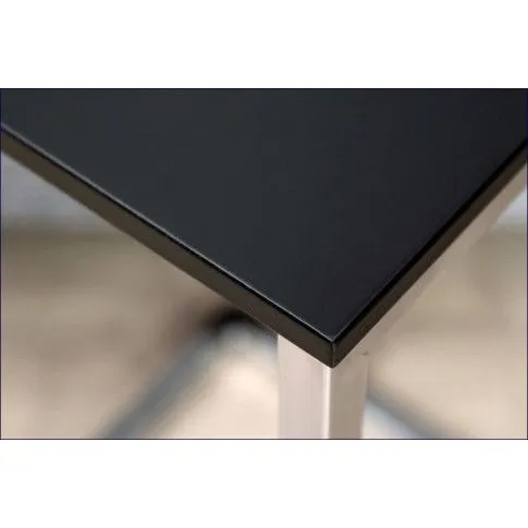 Szczegółowe zdjęcie nr 6 produktu Industrialny stolik pod laptopa w stylu loft Idem - czarny