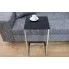 Szczegółowe zdjęcie nr 5 produktu Industrialny stolik pod laptopa w stylu loft Idem - czarny