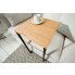 Szczegółowe zdjęcie nr 4 produktu Industrialny stolik pod laptopa w stylu loft Platten - dąb i czerń