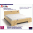 Fotografia Drewniane wysokie łóżko skandynawskie Verlos 4X - 6 rozmiarów z kategorii Łóżka drewniane