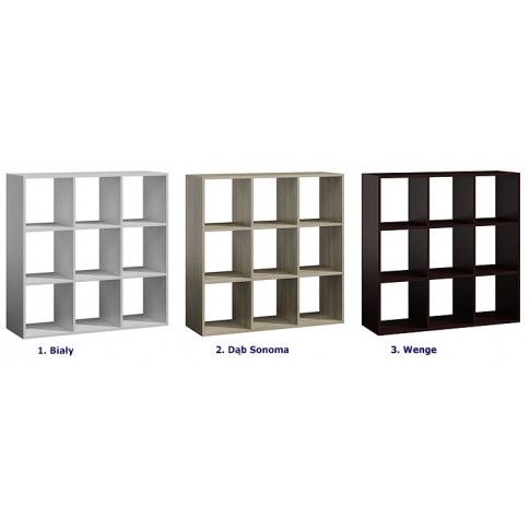 Szczegółowe zdjęcie nr 4 produktu Regał kwadrat Maleo 7X - biały