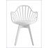 Szczegółowe zdjęcie nr 4 produktu Krzesło patyczak w stylu retro modern Baltin - białe