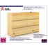 Fotografia Komoda drewniana z szufladami Verlos 4S - Sosna z kategorii Komody