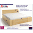 Fotografia Drewniane łóżko z szufladami Verlos 6X - 5 rozmiarów z kategorii Łóżka