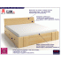 Fotografia Drewniane łóżko z szufladami Verlos 6X - 5 rozmiarów z kategorii Łóżka
