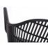 Szczegółowe zdjęcie nr 8 produktu Krzesło ażurowe patyczak z oparciem Cesta - czarne