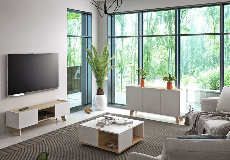 Skandynawska szafka RTV Uhress 2X