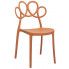 Zdjęcie produktu Krzesło do kuchni ażurowe Fiori - brązowe.