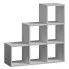 Zdjęcie produktu Biały regał schodkowy - Cesaro 8X.