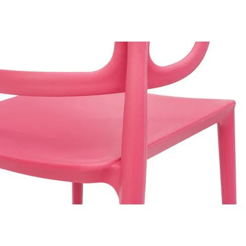 Szczegółowe zdjęcie nr 6 produktu Nowoczesne krzesło kuchenne Sumba - malinowe