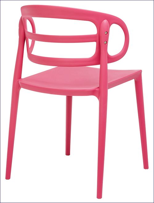 Nowoczesne krzesło Tanner różowe