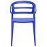 Szczegółowe zdjęcie nr 7 produktu Ażurowe krzesło do jadalni Tanner - ciemnoniebieskie