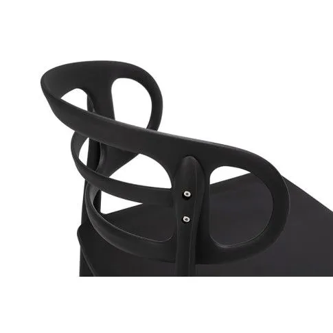 Szczegółowe zdjęcie nr 8 produktu Nowoczesne krzesło do jadalni Sumba - czarne