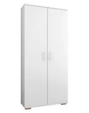 Biała szafa na ubrania 80 cm - Pixelo 3R w sklepie Edinos.pl