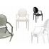 Szczegółowe zdjęcie nr 7 produktu Krzesło w stylu louis ghost Esper - czarny
