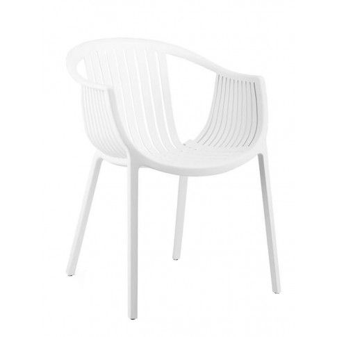 Zdjęcie produktu Krzesło ogrodowe Korente - białe .