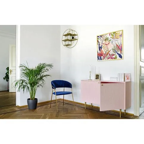 Szczegółowe zdjęcie nr 7 produktu Krzesło do salonu w stylu glamour Milwa- turkusowy