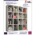 Fotografia Biała biblioteczka regał - Maleo 3X z kategorii Sypialnia