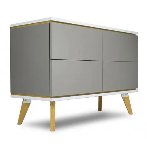 Zdjęcie skandynawska szara komoda Ivon 3X | Edinos.pl