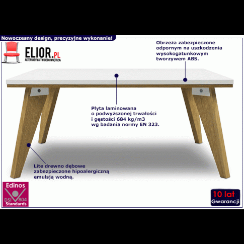 Fotografia Skandynawski stolik kawowy Ivon 5X z kategorii Salon