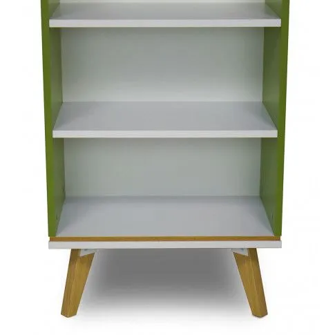 Zdjęcie zielony regał skandynawski na nóżkach Ivon 6X | Edinos.pl