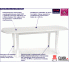 Fotografia Stół rozkładany Kobo - biały z kategorii Stoły