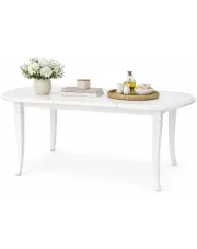 Stół rozkładany w kolorze białym - Iconic w sklepie Edinos.pl
