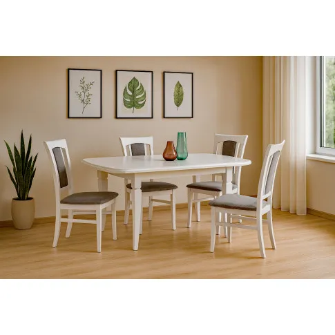 Szczegółowe zdjęcie nr 6 produktu Stół rozkładany w kolorze białym - Iconic