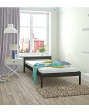 Jednoosobowe łóżko metalowe do sypialni Dalis 90x200 - 17 kolorów
