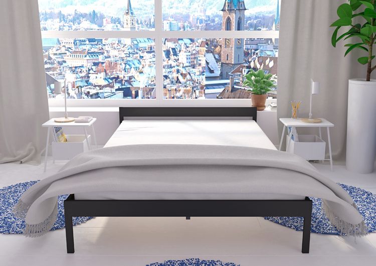 Podwójne metalowe łóżko Dalis 160x200