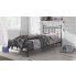 Szczegółowe zdjęcie nr 4 produktu Jednoosobowe łóżko metalowe Debora 90x200 - 17 kolorów
