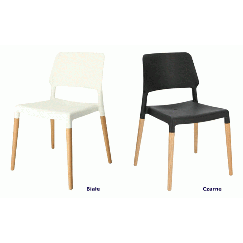 Zdjęcie skandynawskie krzesło Alldyn białe wygodne | Edinos.pl