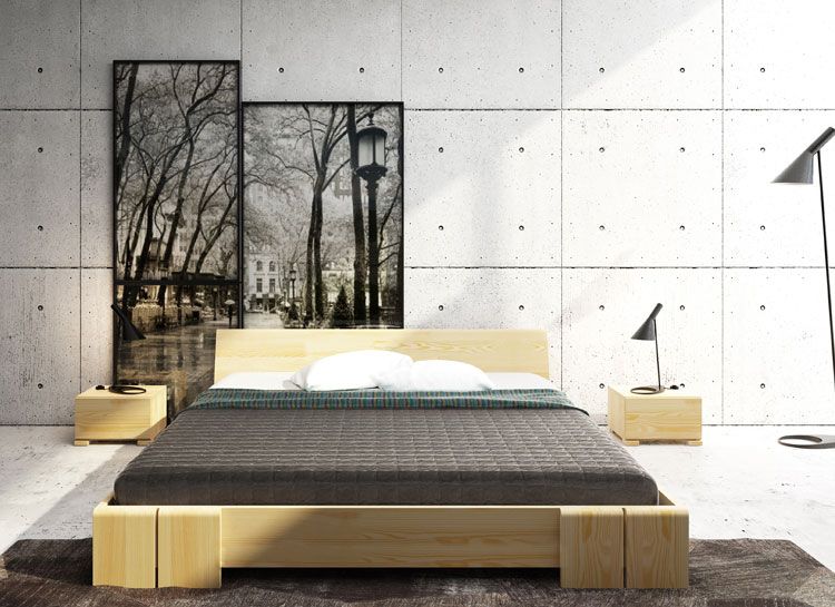 Skandynawska niska szafka nocna Narcyx 5S