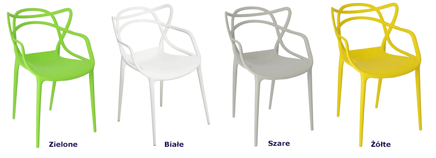 Designerskie krzesła Wilmi - wygodne