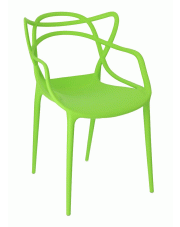 Minimalistyczne krzesło Wilmi - zielone w sklepie Edinos.pl