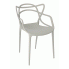 Zdjęcie produktu Minimalistyczne krzesło Wilmi - szare.