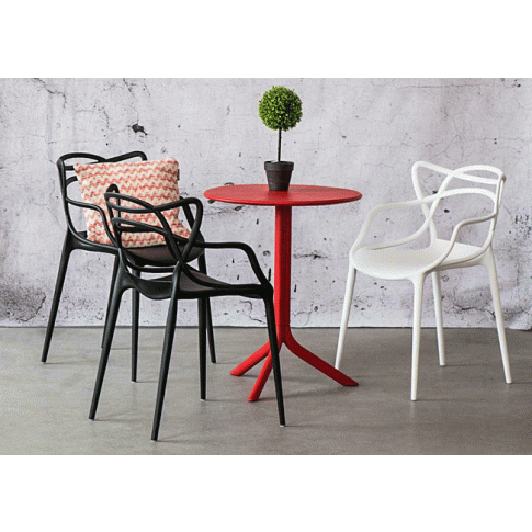 Zdjęcie minimalistyczne krzesło Prazi żółte wygodne | Edinos.pl