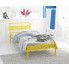 Zdjęcie podwójne łóżko metalowe ze stelażem Korfu - sklep Edinos.pl