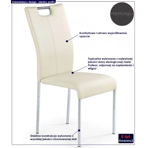 Fotografia Krzesło tapicerowane Grill/BBQ - kremowe z kategorii Strona główna